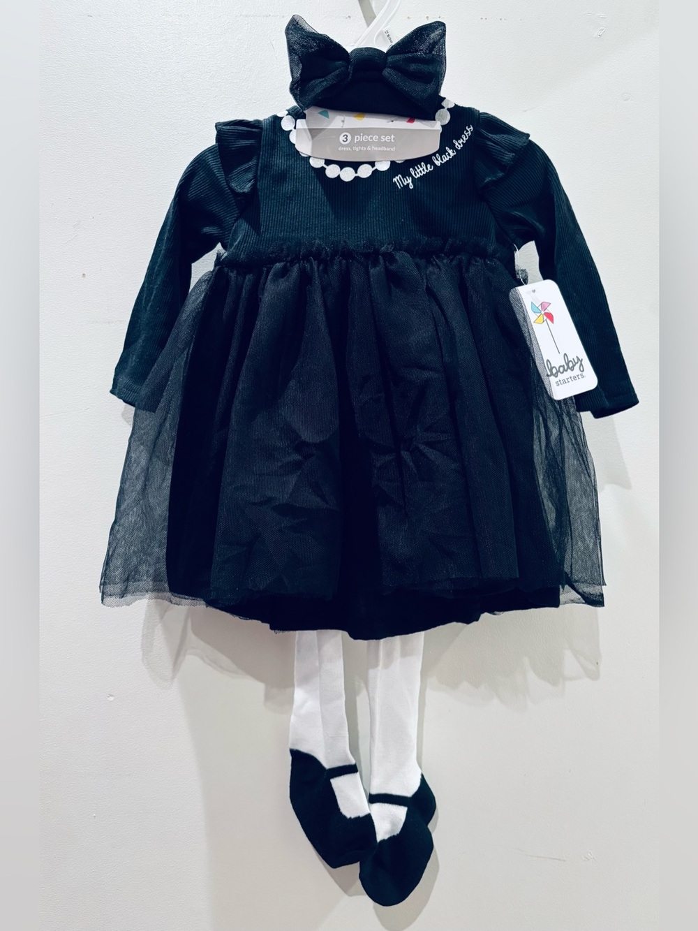 Baby Starters “My Little Black Dress” 3-Piece Set/Size: 12M